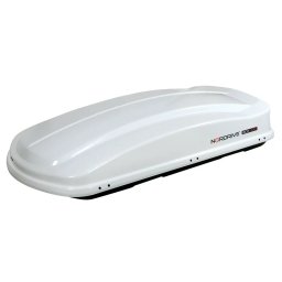 Cutie portbagaj auto Nordrive D-Box 430L din ABS, alb lucios