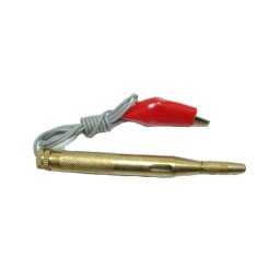Creion tester tensiune auto 6-24V din cupru cu clema crocodil