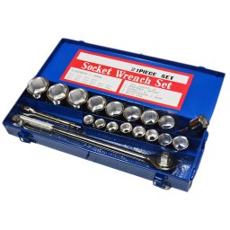 Trusa chei tubulare RealParts 21 piese, 3/4 inch, 19-50 mm, metric