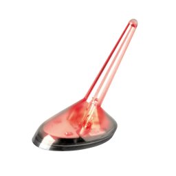 Antena auto decorativa cu LED rosu intermitent, fixare adeziva