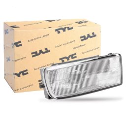 Far ceata stanga TYC cu soclu H1 pentru VW Passat, finisaj argintiu