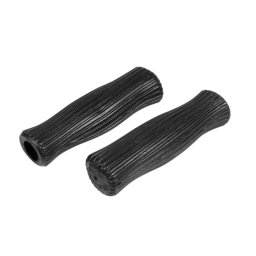 Manere ghidon bicicleta Soft Gel negre, set 2 bucati, 130 mm, Ø 22 mm