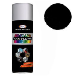 Spray vopsea acrilica negru mat RAL 9005, 400 ml, pentru interior si exterior Wesco