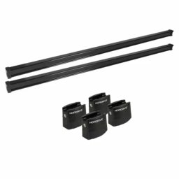 Set bare portbagaj otel 135 cm cu kit fixare pentru Volkswagen Caddy