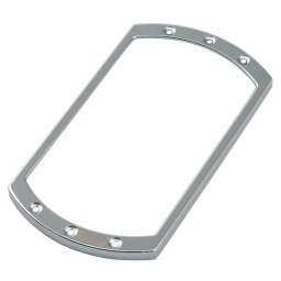 Ornament cromat din aluminiu pentru burduf schimbator auto, model P