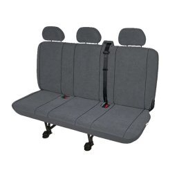 Huse scaun furgoneta 3 locuri Elegance DV3, gri, compatibile airbag