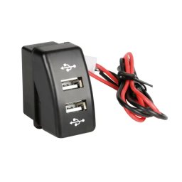 Priza dubla USB încorporabila 12/24V pentru camion DAF, 5V 3000 mA