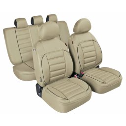 Huse scaun auto Sport Edition jacquard bej, set 9 piese, universale