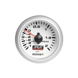 Ceas presiune turbo auto 52 mm cu iluminare albastra Blue Series