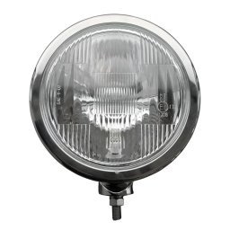 Proiector auto din inox alb X-Due, 12/24V, cu bec H3, 1 buc