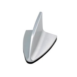Imitatie antena GPS auto Fin Spoiler 2 argintie cu montaj adeziv 3M