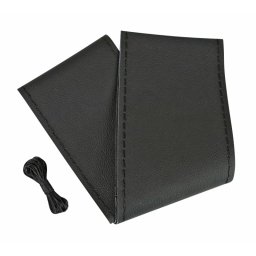 Manson volan din piele negru Pilot Lampa, marimea L, 37-39 cm