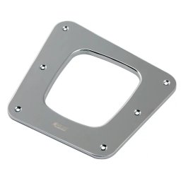 Ornament cromat din aluminiu pentru burduf schimbator model C