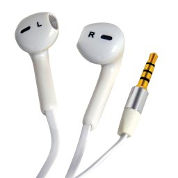 Casti audio handsfree pentru telefon cu microfon si cablu anti-incalcire Carpoint