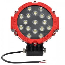 Proiector LED rotund metalic 17x3W, 12/24V, 2200 lm, Kamar