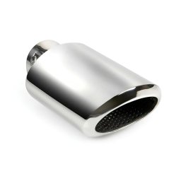 Ornament toba esapament TS-56 din inox lustruit, sunet sport, Ø38-52 mm