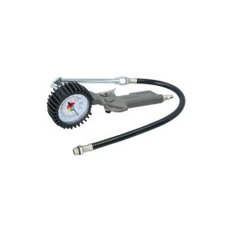 Pistol de umflat anvelope camion Carpoint cu manometru 12 bar si cap pentru tiruri