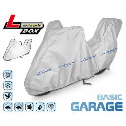 Prelata motocicleta Basic Garage L pentru top box, protectie exterior