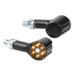 Lampi semnalizare LED fata 12V cu pozitie alba Magnifier, set 2 buc