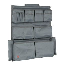 Organizator pentru cotiera camion Premium cu 11 buzunare, 54x65 cm, gri