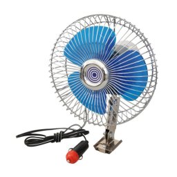 Ventilator auto 12V Automax oscilant cu rama metalica si prindere