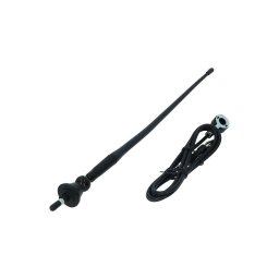 Antena auto Carpoint cauciucata, ajustabila, cu cablu de 1,3 metri