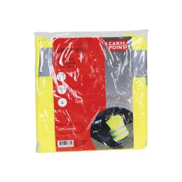 Vesta reflectorizanta Carpoint verde XL cu benzi reflectorizante