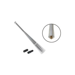 Tija antena auto universala Automax 10 cm cromata, filet 5 mm