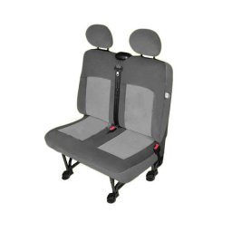 Husa universala bancheta auto 2 locuri pentru van, compatibila airbag, gri