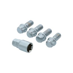 Set prezoane antifurt Carpoint M14x1.5 conic pentru Audi, Seat, Skoda, VW