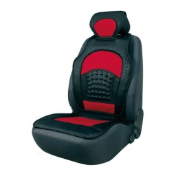 Husa pentru scaun auto cu efect de masaj Automax, rosie