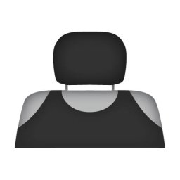 Set 2 huse tetiera auto negre universale, compatibile cu 99% din autoturisme