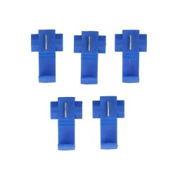 Papuci electrici izolati mama 4 mm albastri, 20 mm, set 10 buc Carpoint