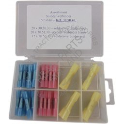 Set conectori electrici diverse marimi 50 piese RapidAuto