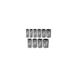 Ornament toba esapament cromat Streetwize, rotund, 140x48x45 mm
