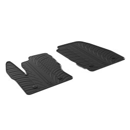 Set covorase auto din cauciuc Ford Transit Connect Furgon 2016+ Gledring, negre, 2 piese