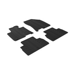 Set covorase auto cauciuc Hyundai Santa Fe 2018-2020 Gledring, 4 piese