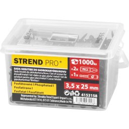 Set suruburi pentru gips-carton Strend Pro 3,5x25 mm, 1000 buc