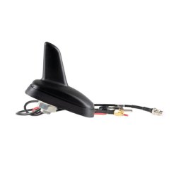 Antena auto tip rechin AM/FM, GSM, GPS, 12V, neagra, montaj 15 mm