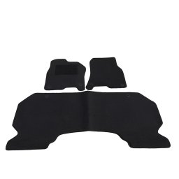 Set covorase auto mocheta pentru Dodge Ram 1500 2021+, negre, 3 piese