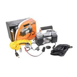 Compresor aer auto 12V cu 2 cilindri, 150 PSI si geanta transport