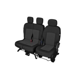 Set huse scaune auto dedicate Kegel pentru Peugeot Partner 2 furgon 3 locuri