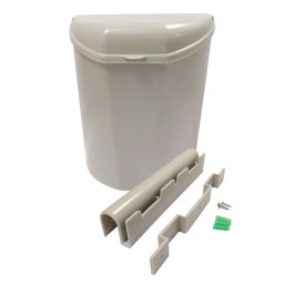 Cos de gunoi pentru rulota CARABIN, 6L, cu capac si montaj pe usa sau perete