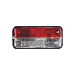 Lampa gabarit auto Carpoint 12V rosu-alb cu suport cauciucat, 95 x 45 x 40 mm