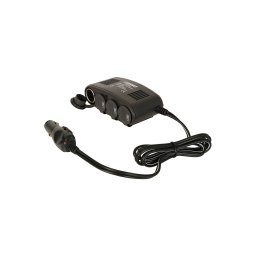 Priza auto multipla Carpoint cu 4 iesiri 12V, cablu 125 cm si max. 10A