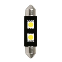 Bec LED sofit 42 mm SV8.5-8 12V alb, 2 SMD, pentru interior auto