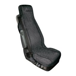Husa scaun camion Monica din microfibra matlasata, gri, 1 bucata