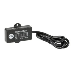 Indicator stare acumulator motocicleta cu afisaj LED 12V, IP65