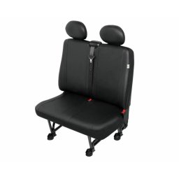 Huse scaun furgoneta 2 locuri Practical, piele ecologica, DV2-M, negre