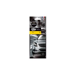 Odorizant auto Aroma City Card Black, parfum persistent pana la 7 saptamani